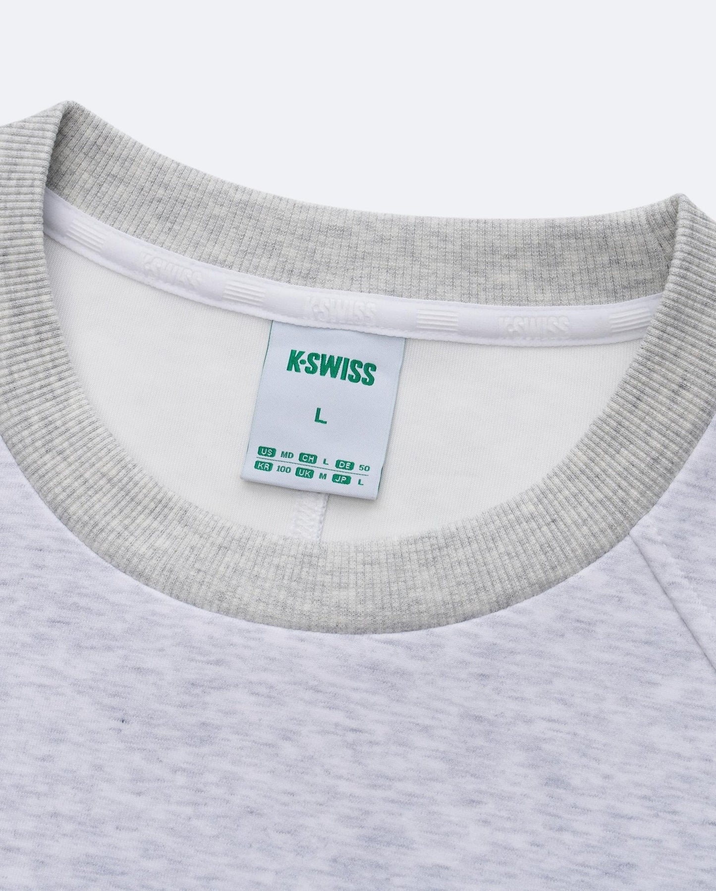 1713350 - 099 | K - SWISS X ANDREY RUBLEV UNISEX LOGO SWEATSHIRT | GREY - K - Swiss US - APPAREL