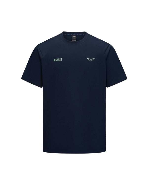 1713352 - 014 | K - SWISS X ANDREY RUBLEV UNISEX LOOSE FIT T - SHIRT | NAVY - K - Swiss US - APPAREL