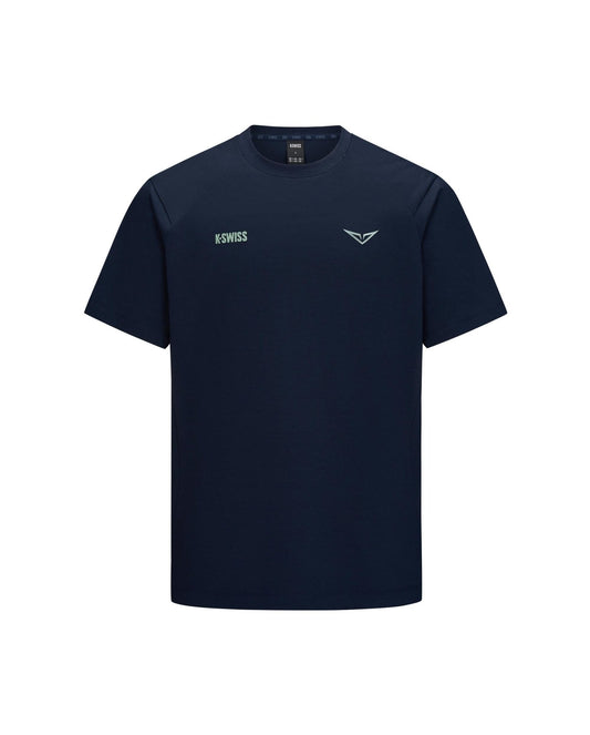 1713352 - 014 | K - SWISS X ANDREY RUBLEV UNISEX LOOSE FIT T - SHIRT | NAVY - K - Swiss US - APPAREL
