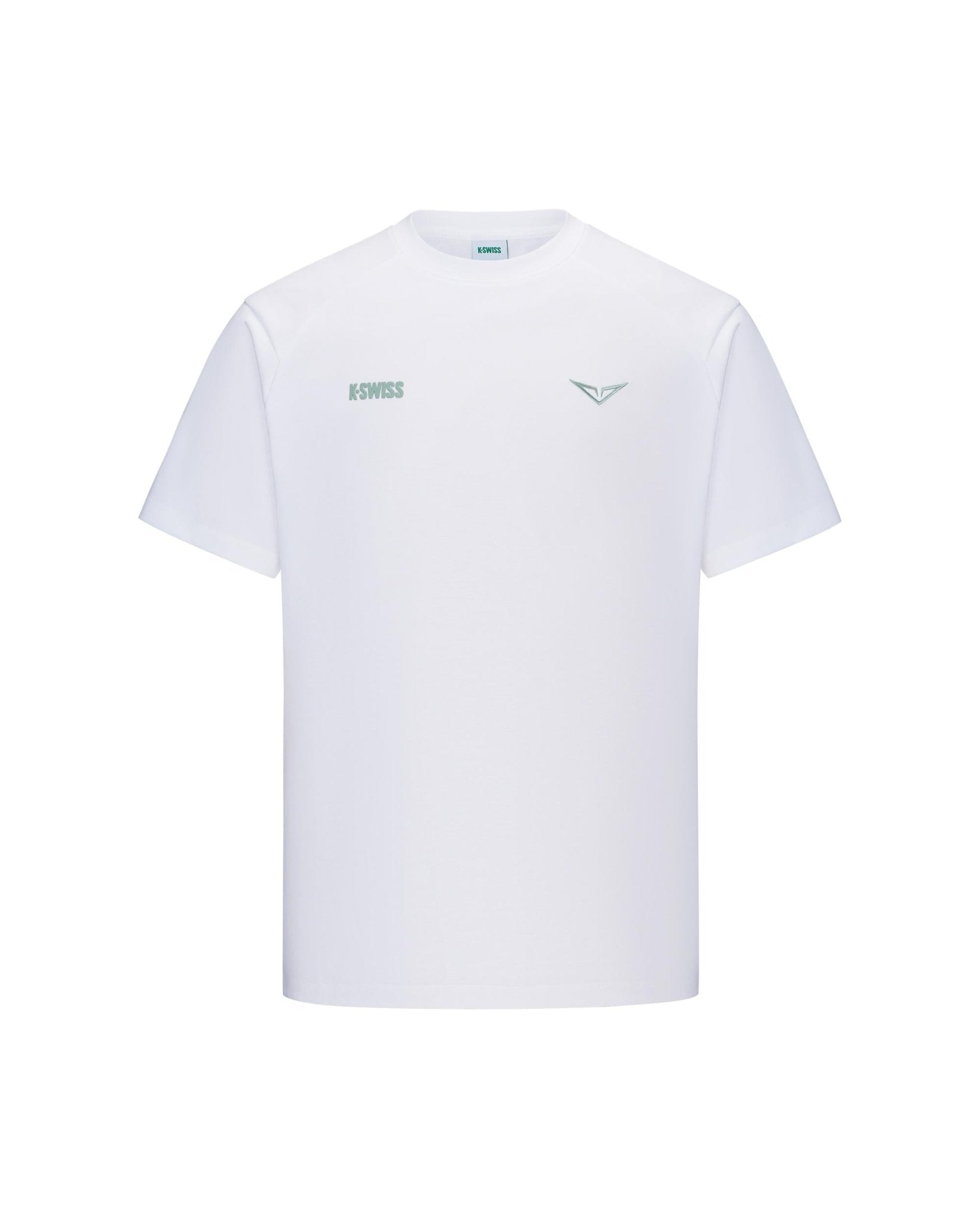 1713352 - 101 | K - SWISS X ANDREY RUBLEV UNISEX LOOSE FIT T - SHIRT | WHITE - K - Swiss US - APPAREL
