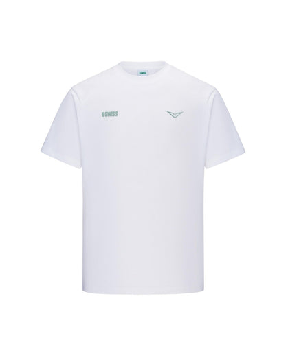 1713352 - 101 | K - SWISS X ANDREY RUBLEV UNISEX LOOSE FIT T - SHIRT | WHITE - K - Swiss US - APPAREL