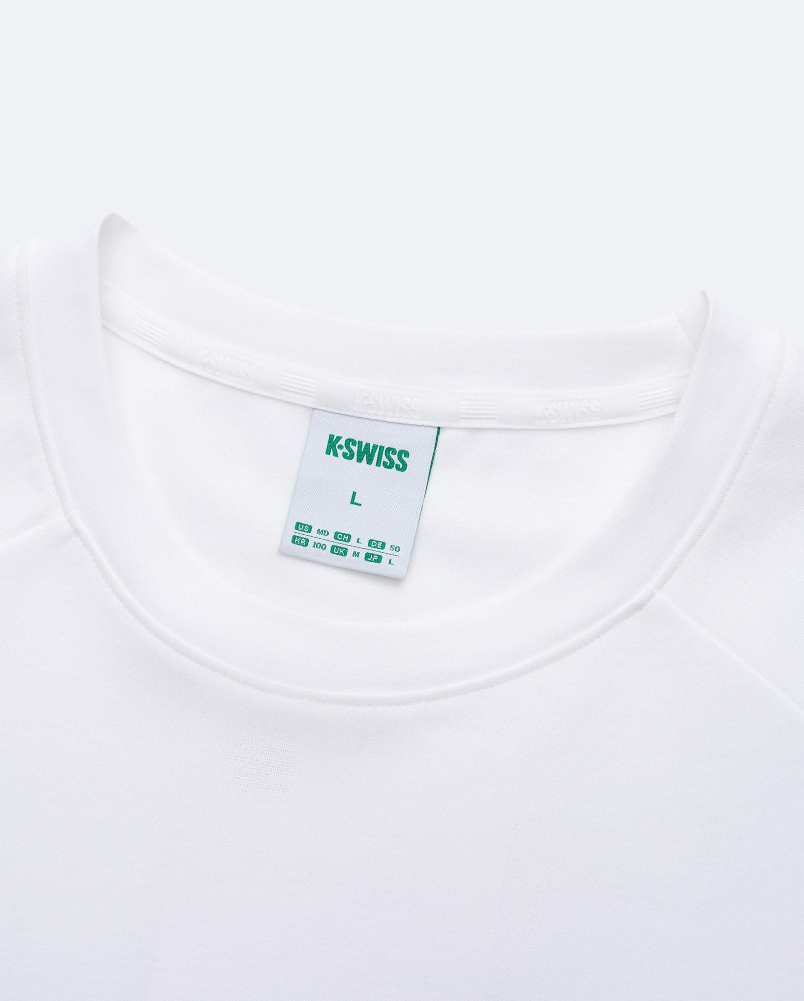 1713352 - 101 | K - SWISS X ANDREY RUBLEV UNISEX LOOSE FIT T - SHIRT | WHITE - K - Swiss US - APPAREL