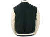 175773-350 | K SWISS X GOLDENBEAR VARSITY JACKET | EMERALD/CREAM