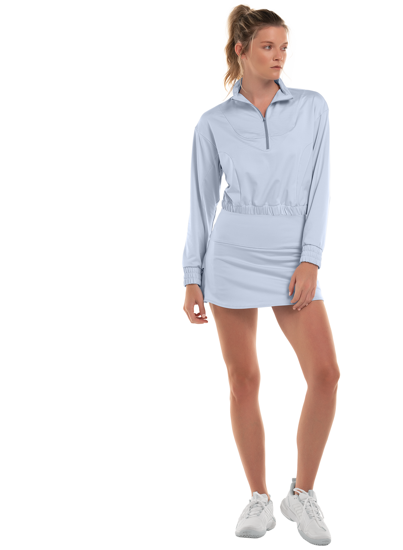 1910212-433 | ELEVATE 1/4 ZIP L/S | GLACE