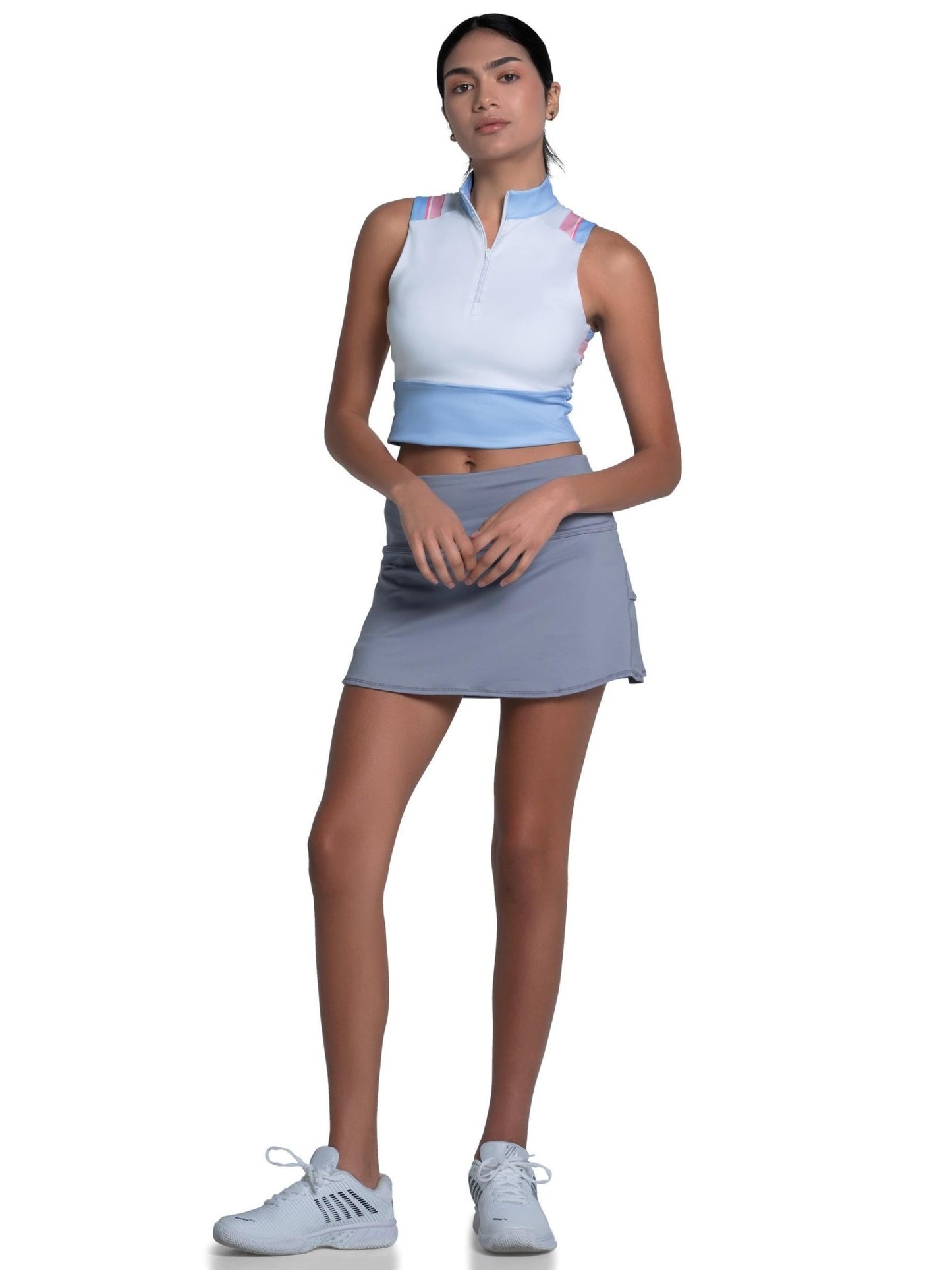 1910641 - 048 | EDGE CUT CROP TANK | ECLIPSE - K - Swiss US - APPAREL