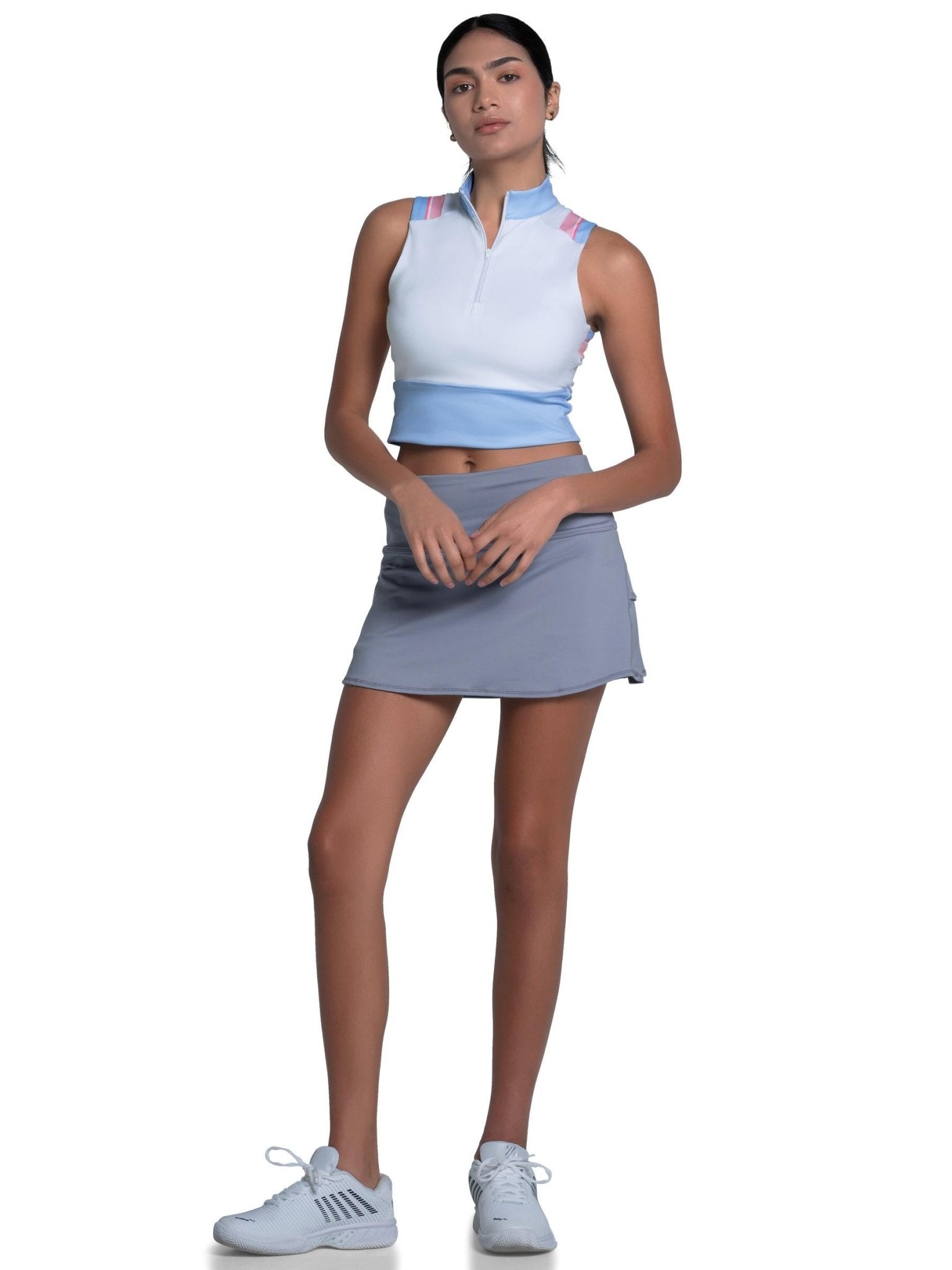 1910641 - 048 | EDGE CUT CROP TANK | ECLIPSE - K - Swiss US - APPAREL
