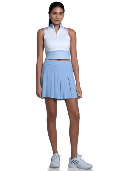 1910641 - 452 | EDGE CUT CROP TANK | AIR BLUE - K - Swiss US - APPAREL