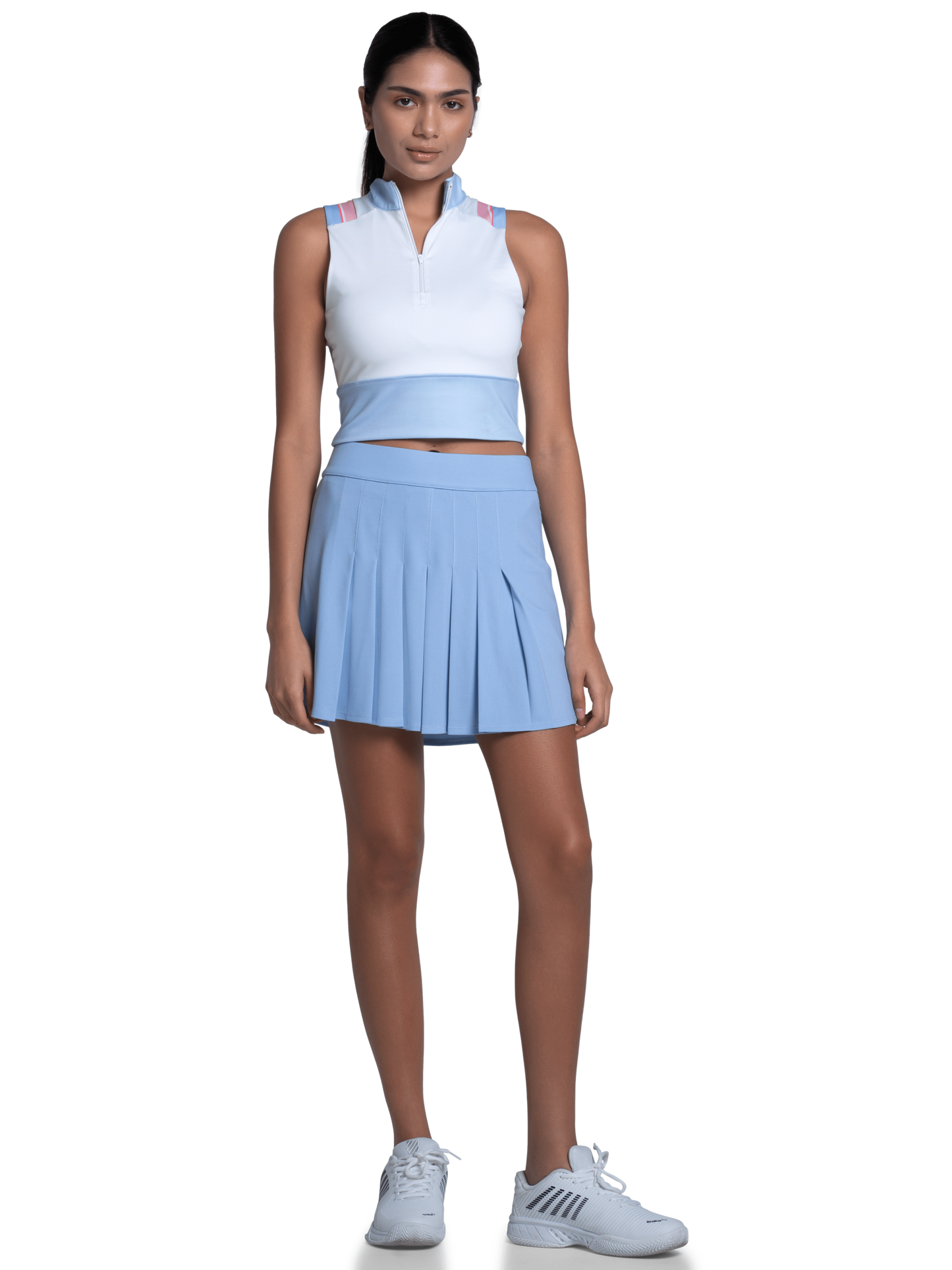 1910641-452 | EDGE CUT CROP TANK | AIR BLUE