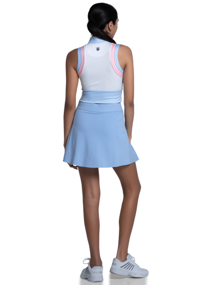 1910641-452 | EDGE CUT CROP TANK | AIR BLUE