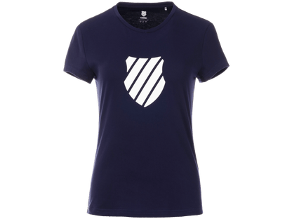 191904 - 400 | WOMENS LOGO TEE | NAVY - K - Swiss US - APPAREL
