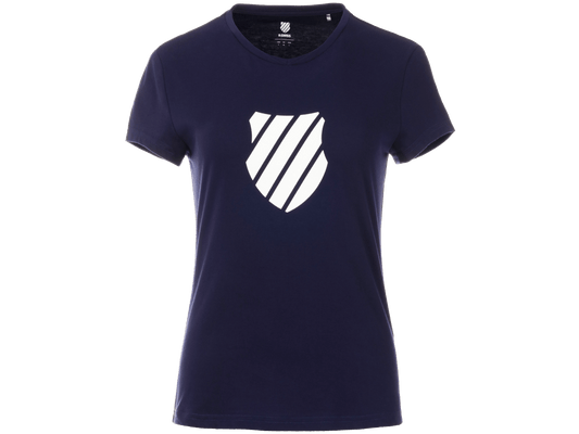 191904 - 400 | WOMENS LOGO TEE | NAVY - K - Swiss US - APPAREL