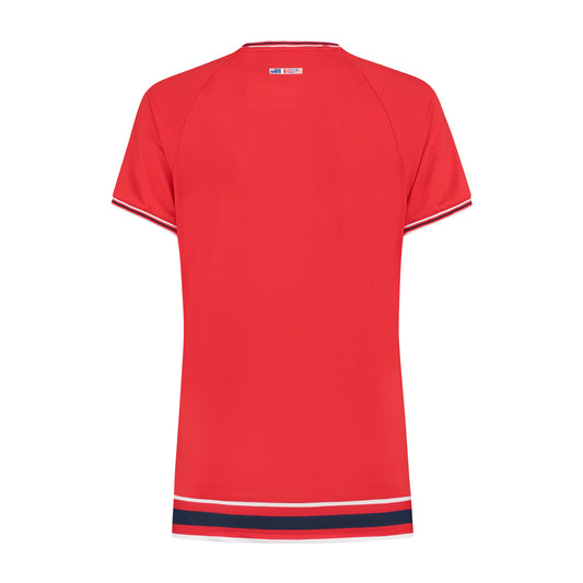 194228-600 | WOMENS HERITAGE SPORT TEE | RED