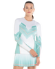 195767-305 | PLEATED L/S CREW LUCKY IN LOVE | NILE