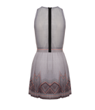 196046-025 | DEEP V PLEATED DRESS | ASPHALT