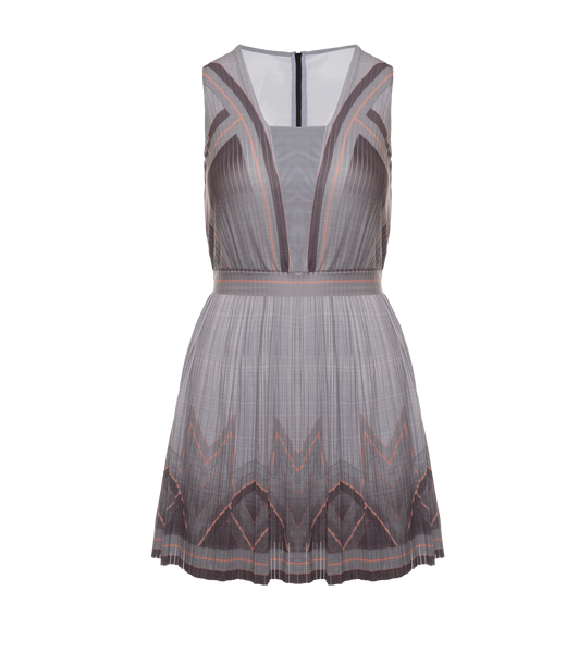 ワンピース S oval pleats dress Theredthread THEREDTHREAD / ザレッドスレッド】S oval pleats dress
