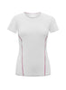 196051-182 | PLEATED S/S CREW | WHITE/ANGEL