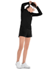 197695 - 008 | EXCEL ZIP L/S | BLACK - K - Swiss US - APPAREL