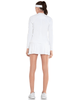 197695 - 100 | EXCEL ZIP L/S | WHITE - K - Swiss US - APPAREL