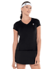 197696 - 008 | EXCEL V - NECK S/S | BLACK - K - Swiss US - APPAREL