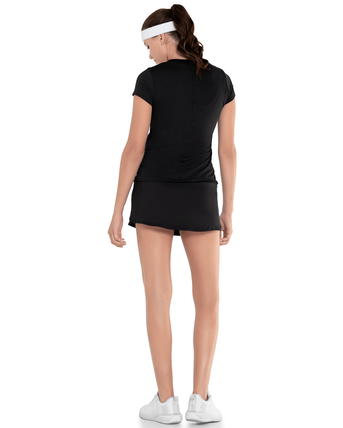 197696 - 008 | EXCEL V - NECK S/S | BLACK - K - Swiss US - APPAREL