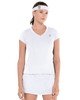 197696 - 100 | EXCEL V - NECK S/S | WHITE - K - Swiss US - APPAREL
