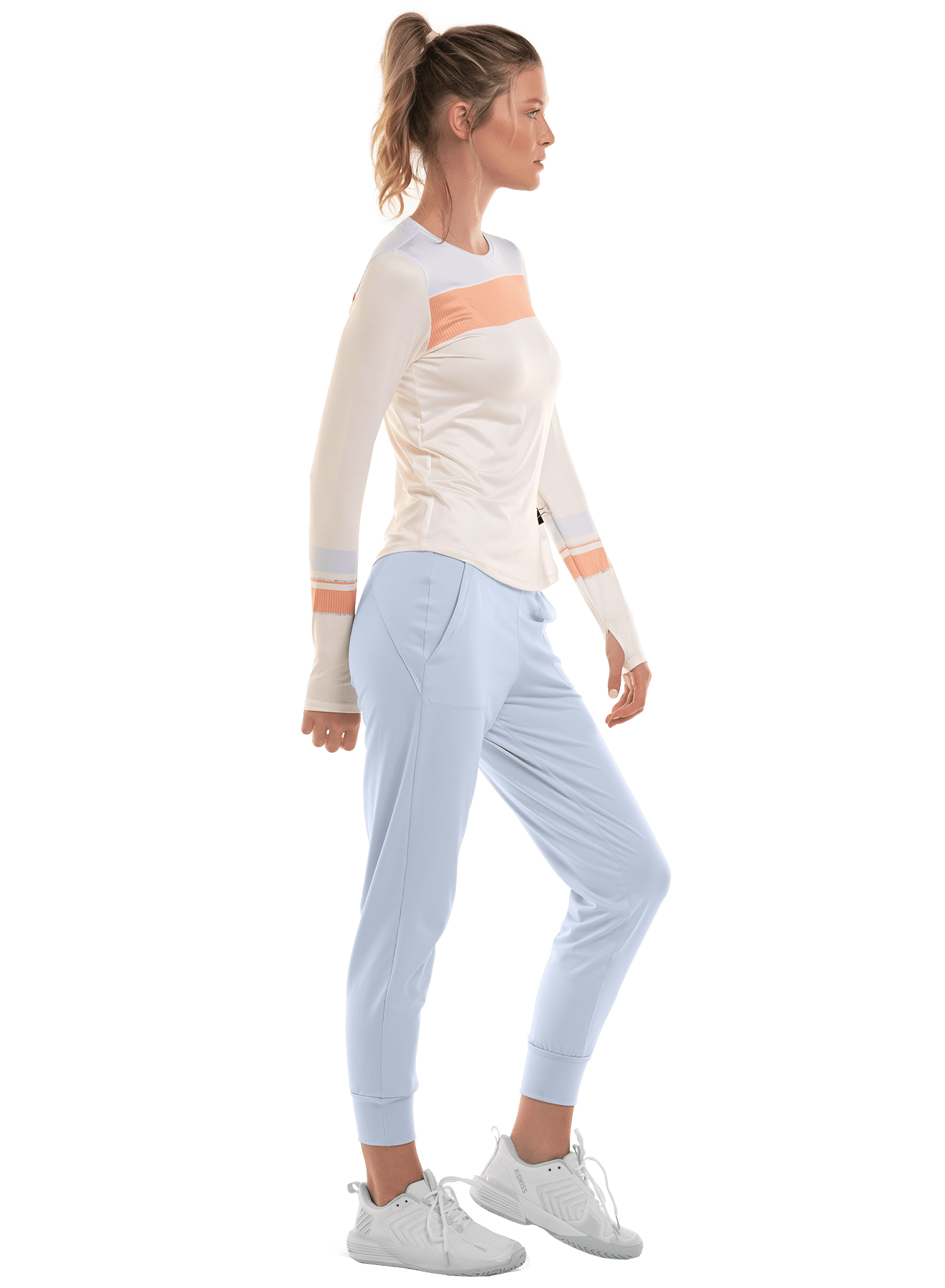 199088 - 116 | ACCELERATE L/S | STAR WHITE - K - Swiss US - APPAREL