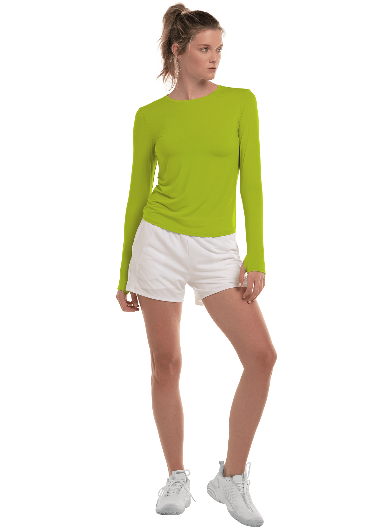 199117 - 393 | VOLLEY L/S | GREEN APPLE - K - Swiss US - APPAREL