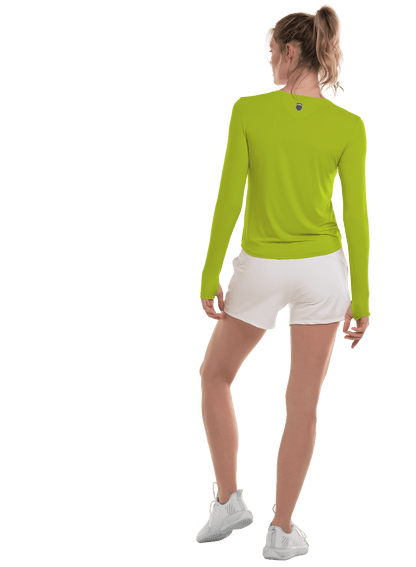 199117 - 393 | VOLLEY L/S | GREEN APPLE - K - Swiss US - APPAREL