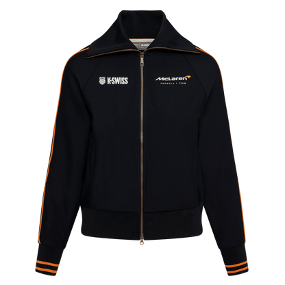 199354-008 | MCLAREN F1 TEAM VINTAGE SOFT TRACK JACKET | BLACK - K-Swiss US - APPAREL