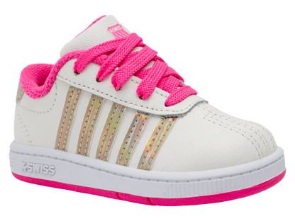 25612 - 174 - M | CLASSIC PRO | SNOW WHITE/HOT PINK/IRIDESCENT - K - Swiss US - FOOTWEAR