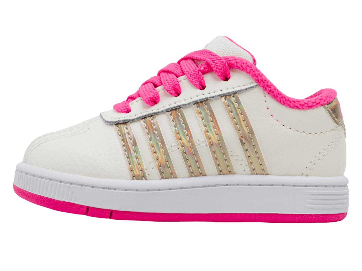 25612 - 174 - M | CLASSIC PRO | SNOW WHITE/HOT PINK/IRIDESCENT - K - Swiss US - FOOTWEAR