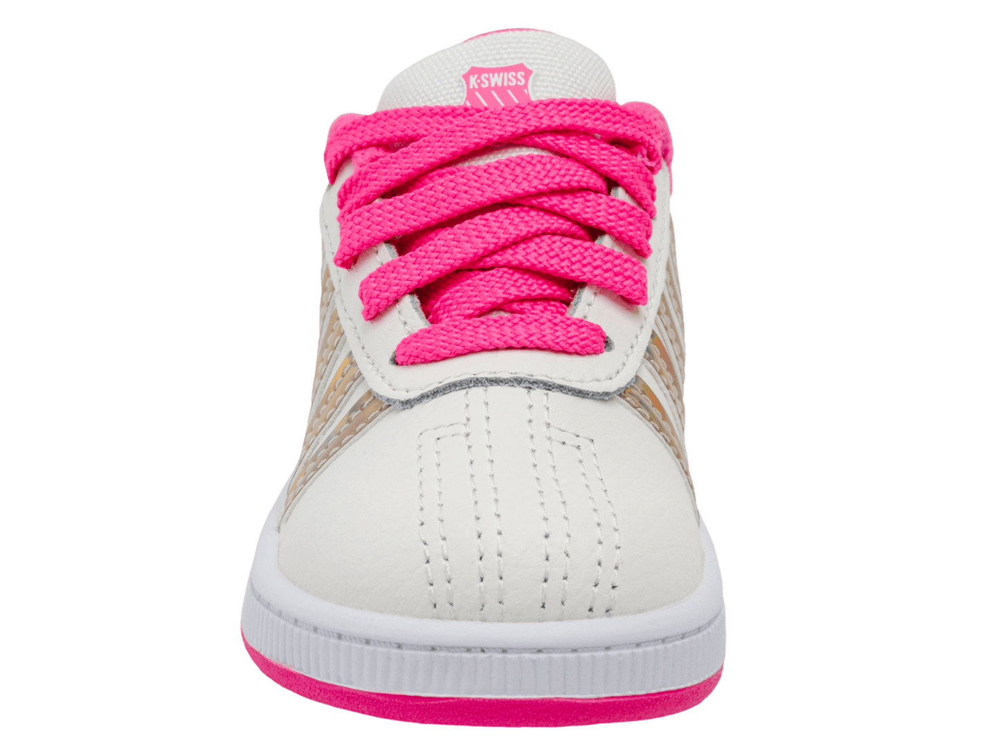 25612 - 174 - M | CLASSIC PRO | SNOW WHITE/HOT PINK/IRIDESCENT - K - Swiss US - FOOTWEAR