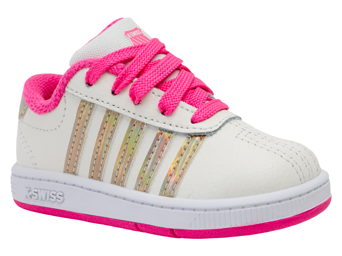 25612-174-M | CLASSIC PRO | SNOW WHITE/HOT PINK/IRIDESCENT