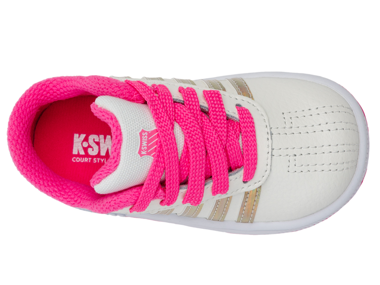 25612-174-M | CLASSIC PRO | SNOW WHITE/HOT PINK/IRIDESCENT