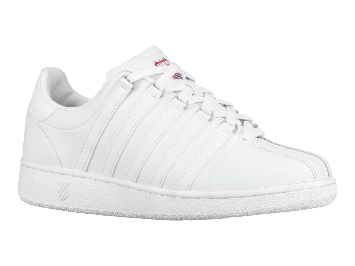 25826-130-M | CLASSIC VN HERITAGE | WHITE/CLASSIC BLUE/RIBBON RED - K-Swiss US - FOOTWEAR