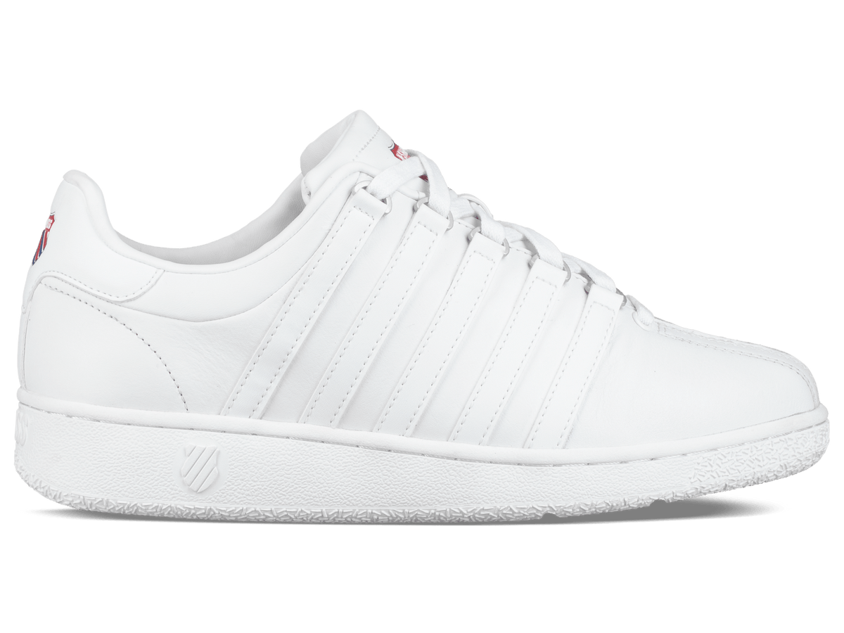 25826-130-M | CLASSIC VN HERITAGE | WHITE/CLASSIC BLUE/RIBBON RED - K-Swiss US - FOOTWEAR