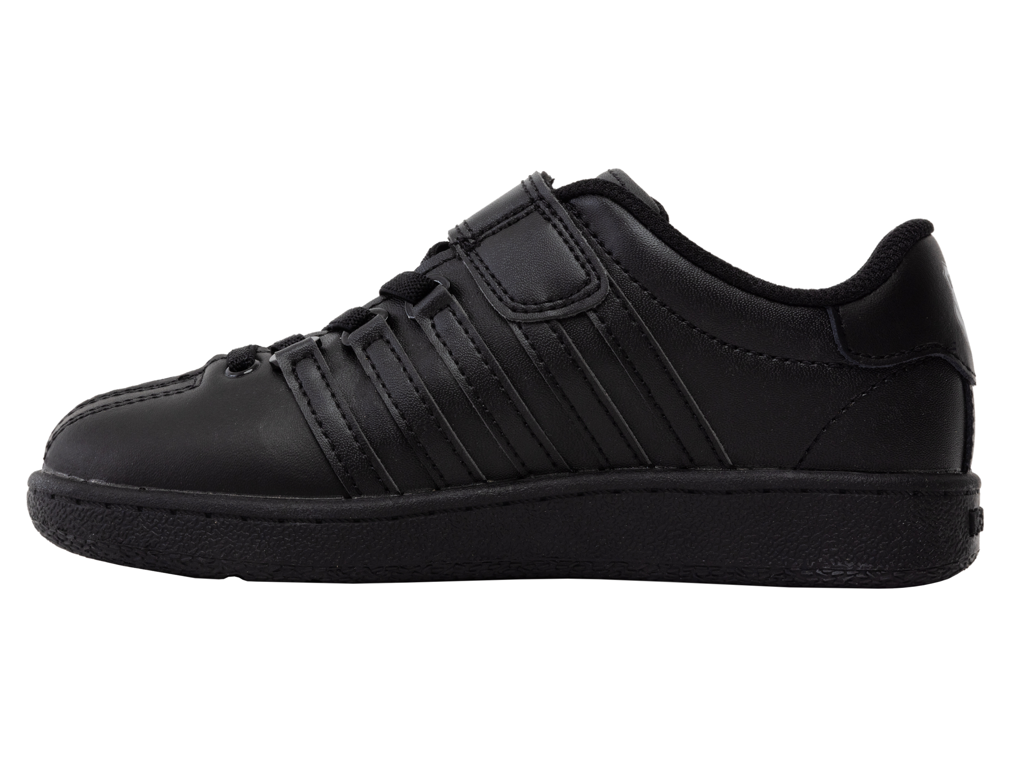 que shoes プレーン　黒 Men's Black Comfortable Slip-Resistant Chukka with Ice Grip