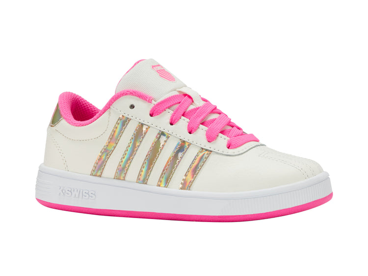 55612-174-M | CLASSIC PRO | SNOW WHITE/HOT PINK/IRIDESCENT