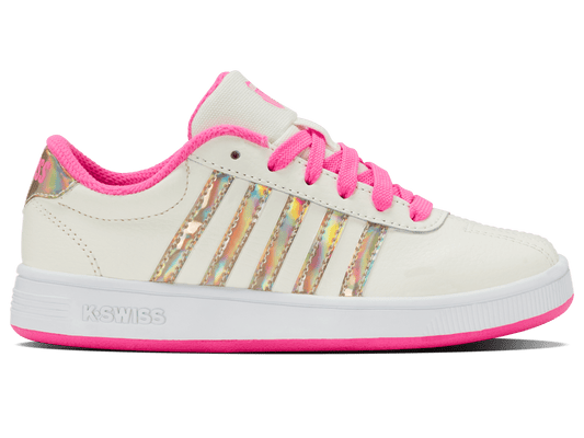 55612 - 174 - M | CLASSIC PRO | SNOW WHITE/HOT PINK/IRIDESCENT - K - Swiss US - FOOTWEAR