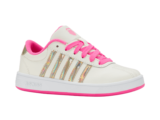 55612 - 174 - M | CLASSIC PRO | SNOW WHITE/HOT PINK/IRIDESCENT - K - Swiss US - FOOTWEAR