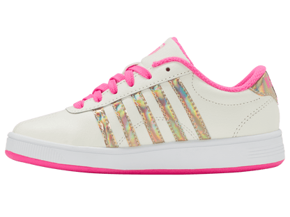 55612 - 174 - M | CLASSIC PRO | SNOW WHITE/HOT PINK/IRIDESCENT - K - Swiss US - FOOTWEAR