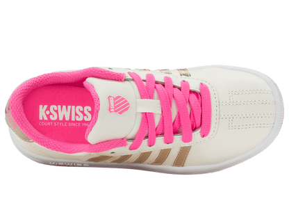 55612 - 174 - M | CLASSIC PRO | SNOW WHITE/HOT PINK/IRIDESCENT - K - Swiss US - FOOTWEAR