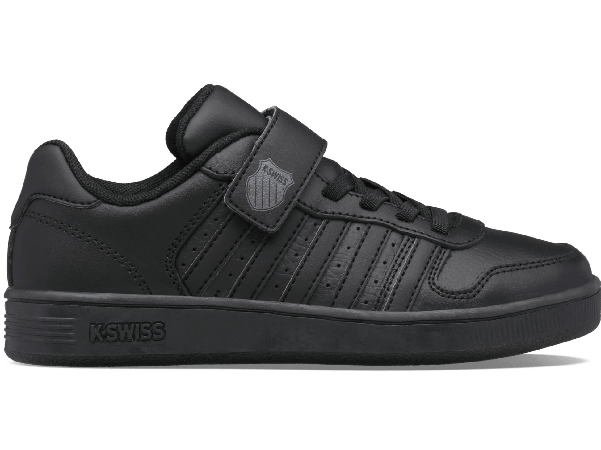 57006 - 006 - M | COURT PALISADES STRAP | BLACK/CHARCOAL - K - Swiss US - FOOTWEAR