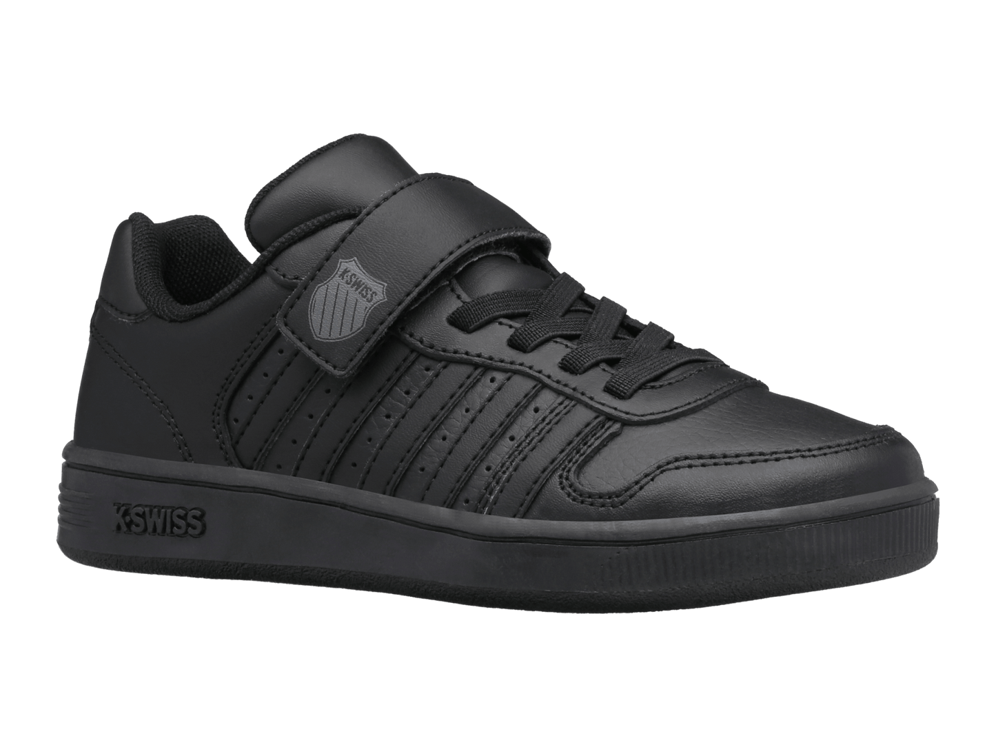 57006 - 006 - M | COURT PALISADES STRAP | BLACK/CHARCOAL - K - Swiss US - FOOTWEAR