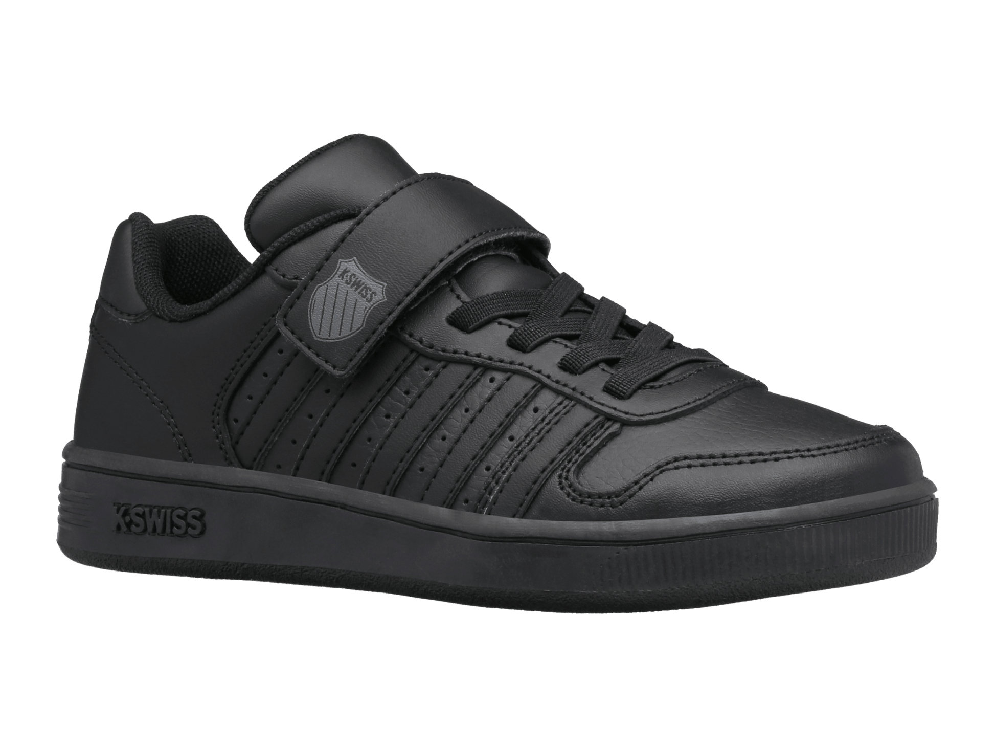 57006 - 006 - M | COURT PALISADES STRAP | BLACK/CHARCOAL - K - Swiss US - FOOTWEAR