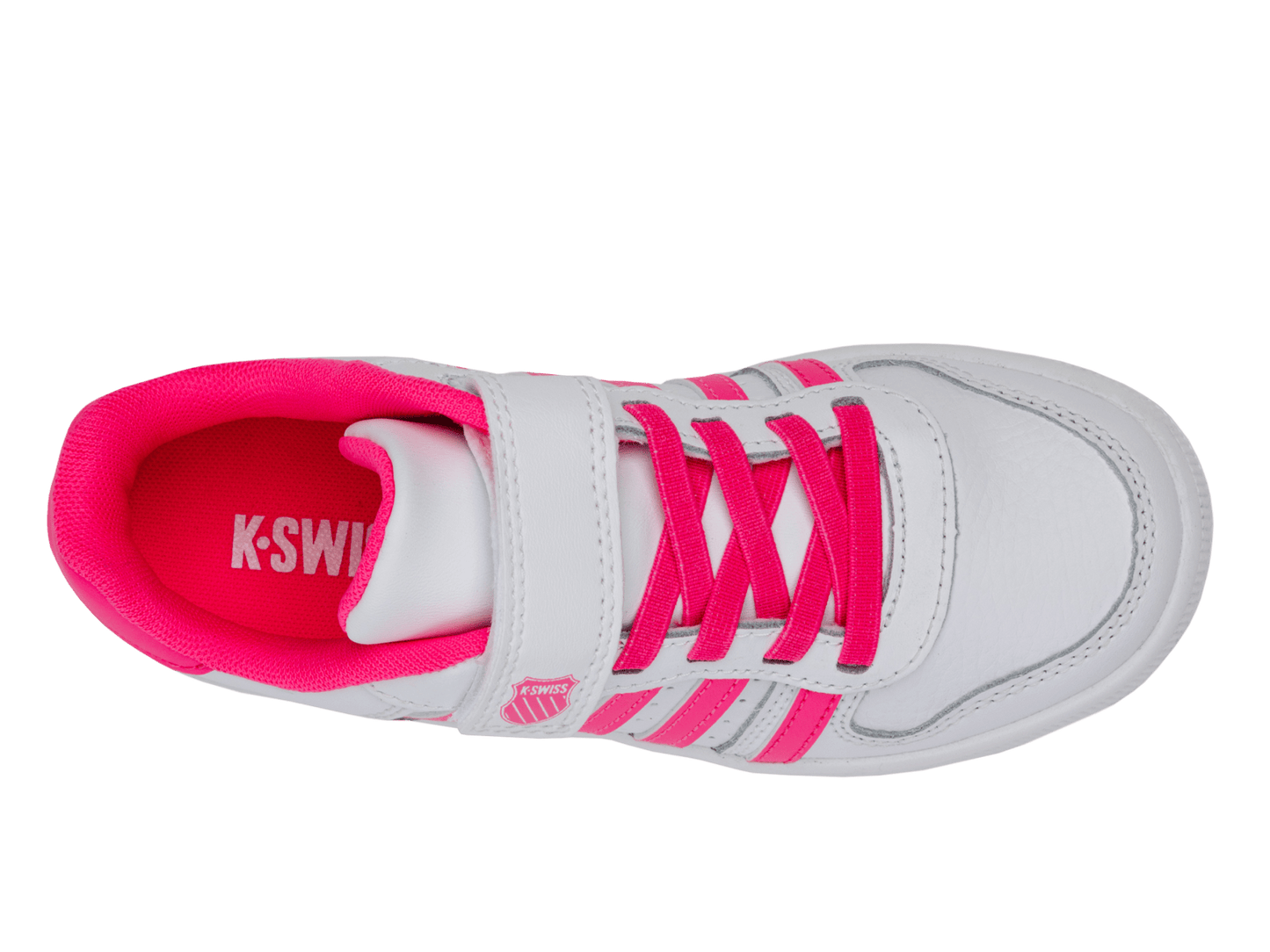 57006 - 153 - M | COURT PALISADES STRAP | WHITE/HOT PINK - K - Swiss US - FOOTWEAR