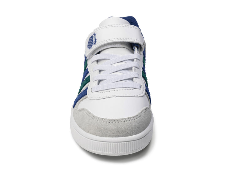 57006-159-M | COURT PALISADES STRAP | WHITE/ANTIQUE GREEN/BLUE QUARTEZ