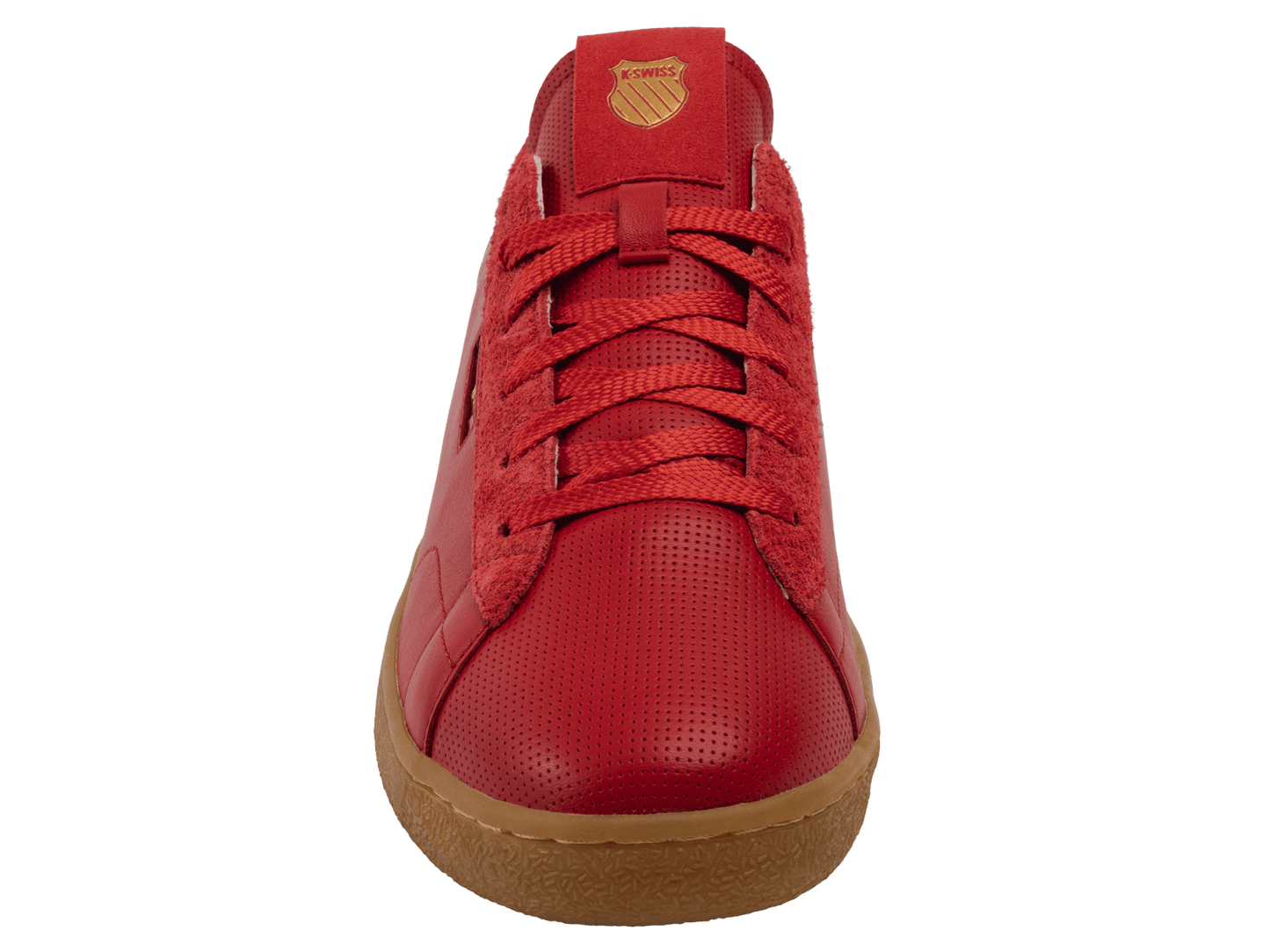 74503 - 604 - M | KSRC SLAMM KLUB | MARS RED/GUM/GOLD - K - Swiss US - FOOTWEAR