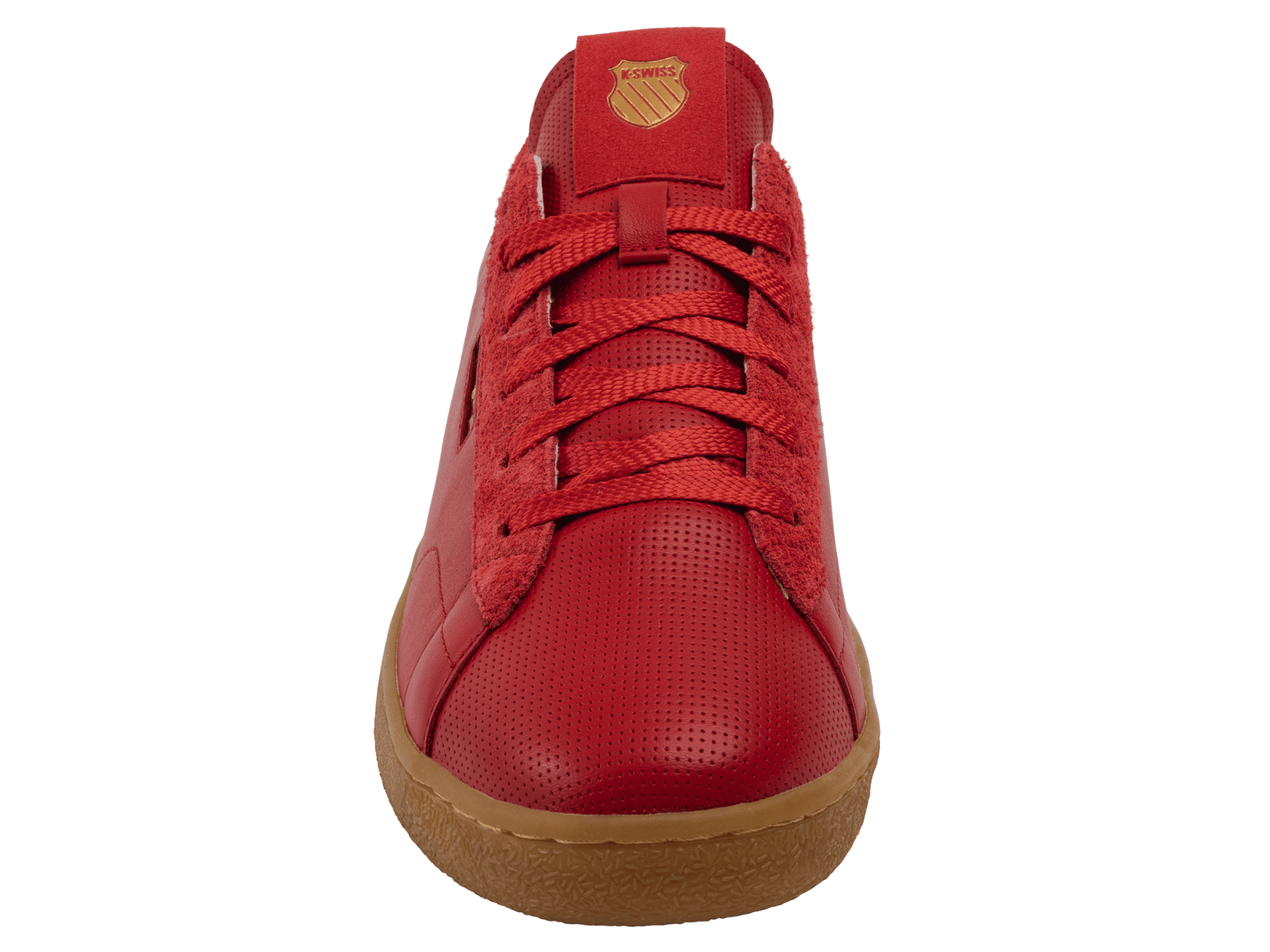 74503 - 604 - M | KSRC SLAMM KLUB | MARS RED/GUM/GOLD - K - Swiss US - FOOTWEAR