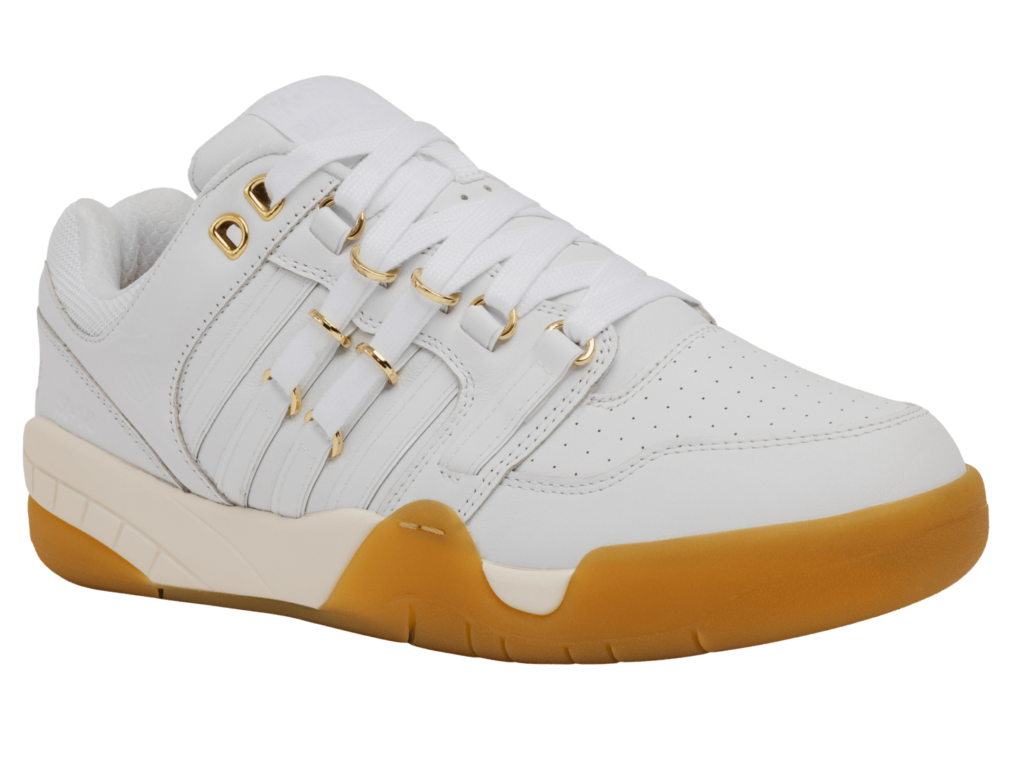 74504 - 184 - M | KSRC SI - 18 INTERNATIONAL C | WHITE/EGRET/GUM/GOLD - K - Swiss US - FOOTWEAR